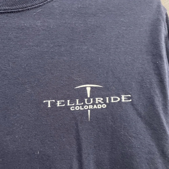 Champion Telluride TShirt Long Sleeve Navy Size Small - Picture 2 of 4